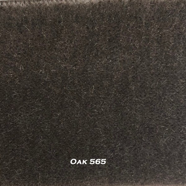 Dutch Mohair Velvet Upholstery Fabric Oak Brown 565. By the Yard. PLEASE ORDER SAMPLE using dropdown box prior to fabric purchase.