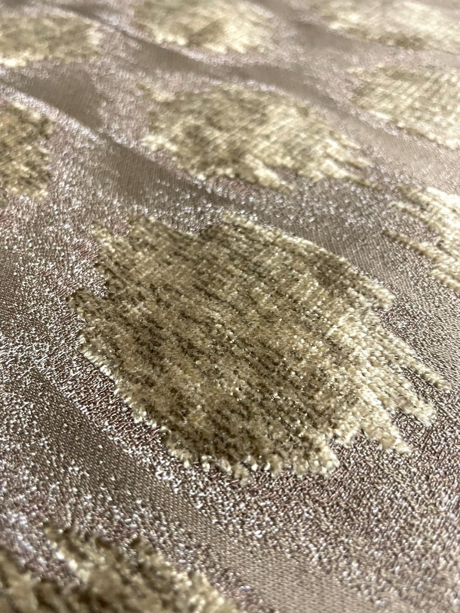 8-yards-zoffany-ikat-spot-antique-gold-velvet-upholstery-drapery-fabric
