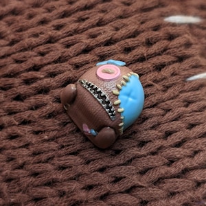 Satanic keycap, Vodoo keycap, Doll Keycap, custom keycap, artisan keycap, Cute Keycap