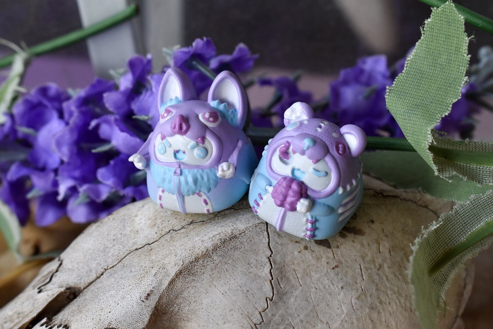 Pastel Goth Keycap, Vampire Keycap, Cute Keycap, Zombie Keycap, Artisan Keycap, Goth Keycap, Pastel Goth Keyboard, halloween Keycap