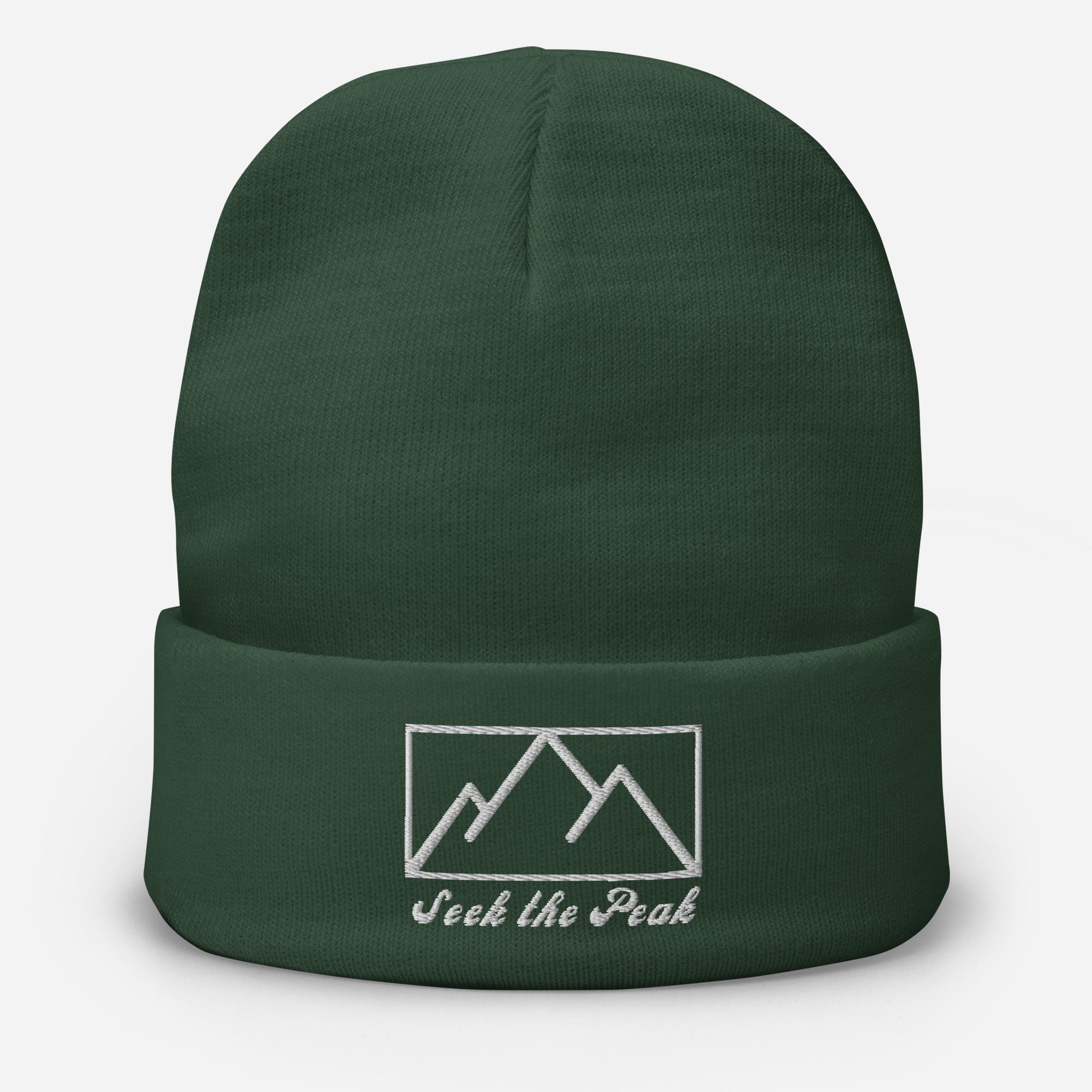 Seek the Peak Embroidered Beanie
