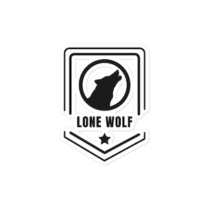 Lone Wolf Sticker