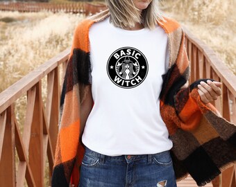 Basic Witch Halloween Bella Canvas Tee