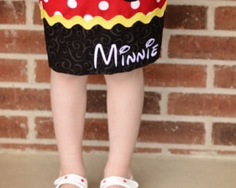 Red and White Polka Dot Minnie Pillowcase Dress