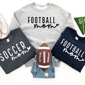 Felpa Mamma Calcio / Felpa Spirito Indossa / Felpa Squadra Calcio / Girocollo Mamma Calcio