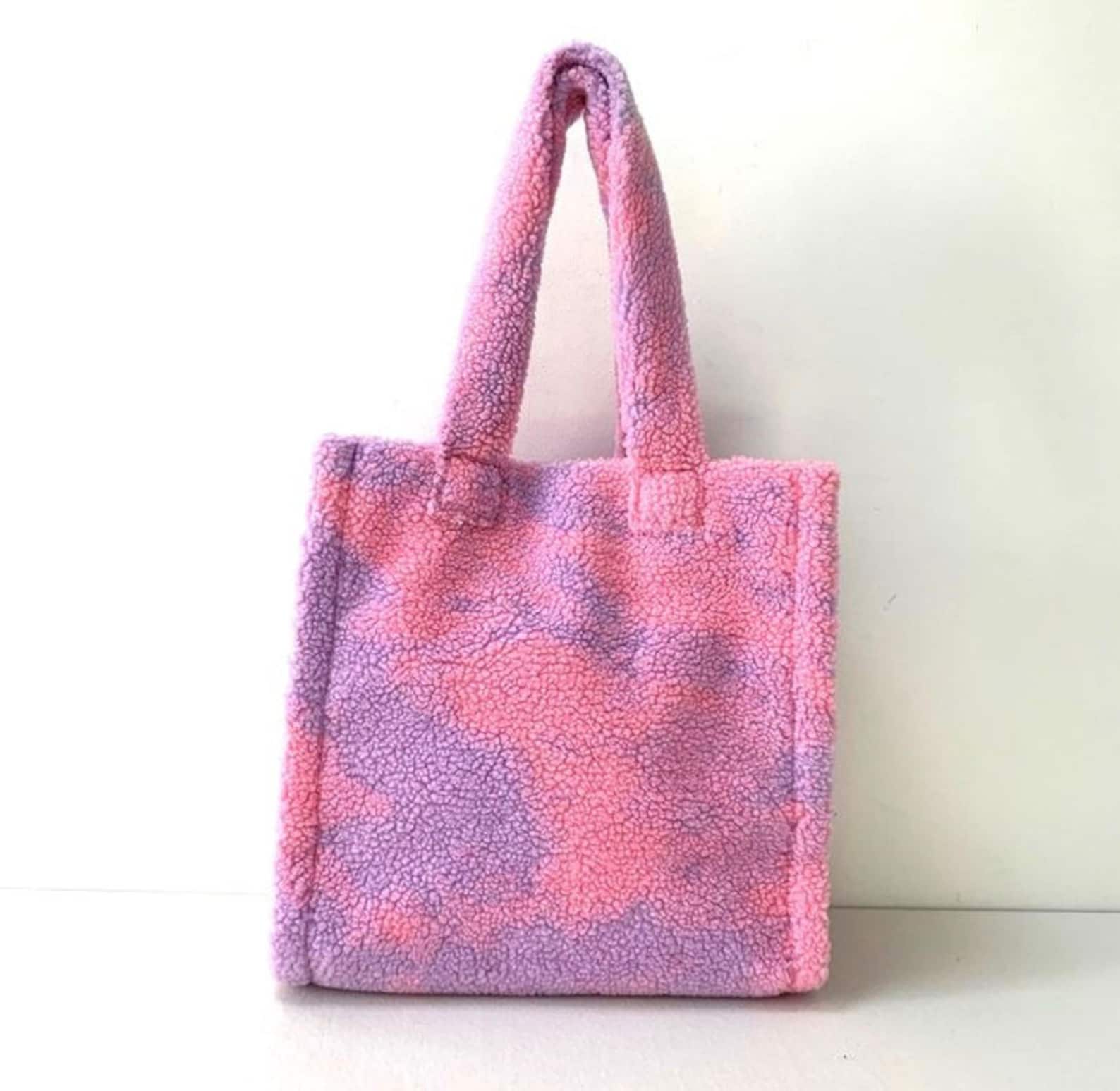 Sherpa Tote Bag New in Fashion Tote Fuzzy Fun Sherpa | Etsy