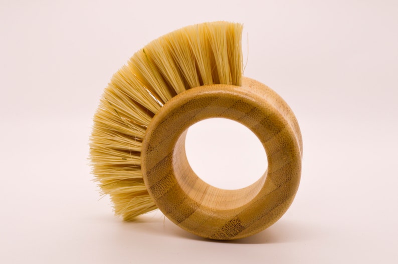 Natural home brush eco-friendly and sustainable Round