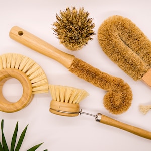 Natural home brush eco-friendly and sustainable image 1