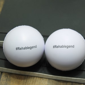 Personalised round stress toy image 2