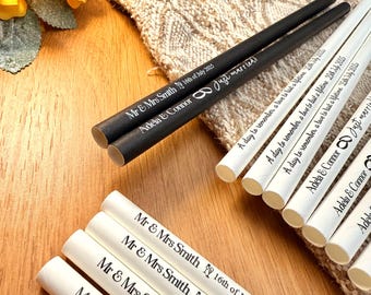 Personalised Wedding Paper Straws, Custom Text or Name Printed Straws, Eco-Friendly Wedding Decor, Biodegradable Paper Straws