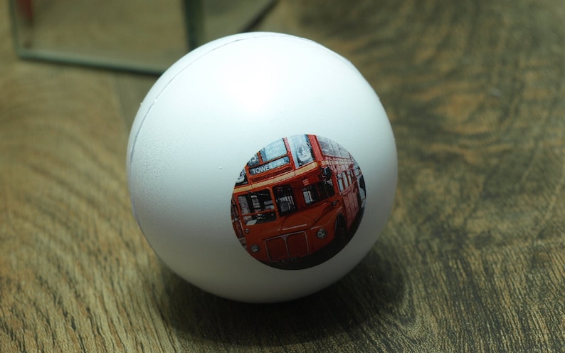 Personalised round stress toy image 5