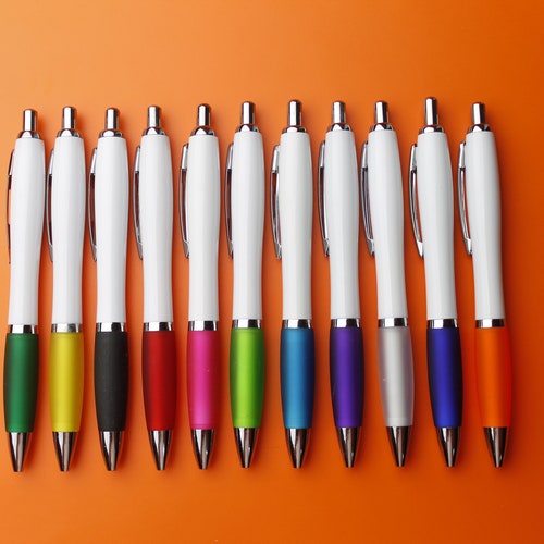 50 Personalized Printed Pens - Custom Logo, Name, Or Text For Weddings & Business