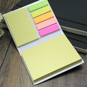 Sticky  notes block personalised with any name photo text logo gift christmas