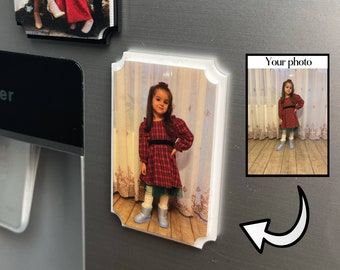Personalised photo magnet | Unique fridge decor | Photo keepsake Magnet | Gift for Mum | Mommy & baby gift | Custom fridge magnet | Premium