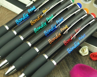 Personalised Light up logo pen with any name logo text