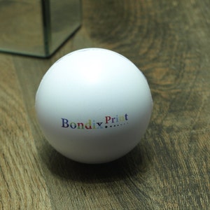 Personalised round stress toy image 4