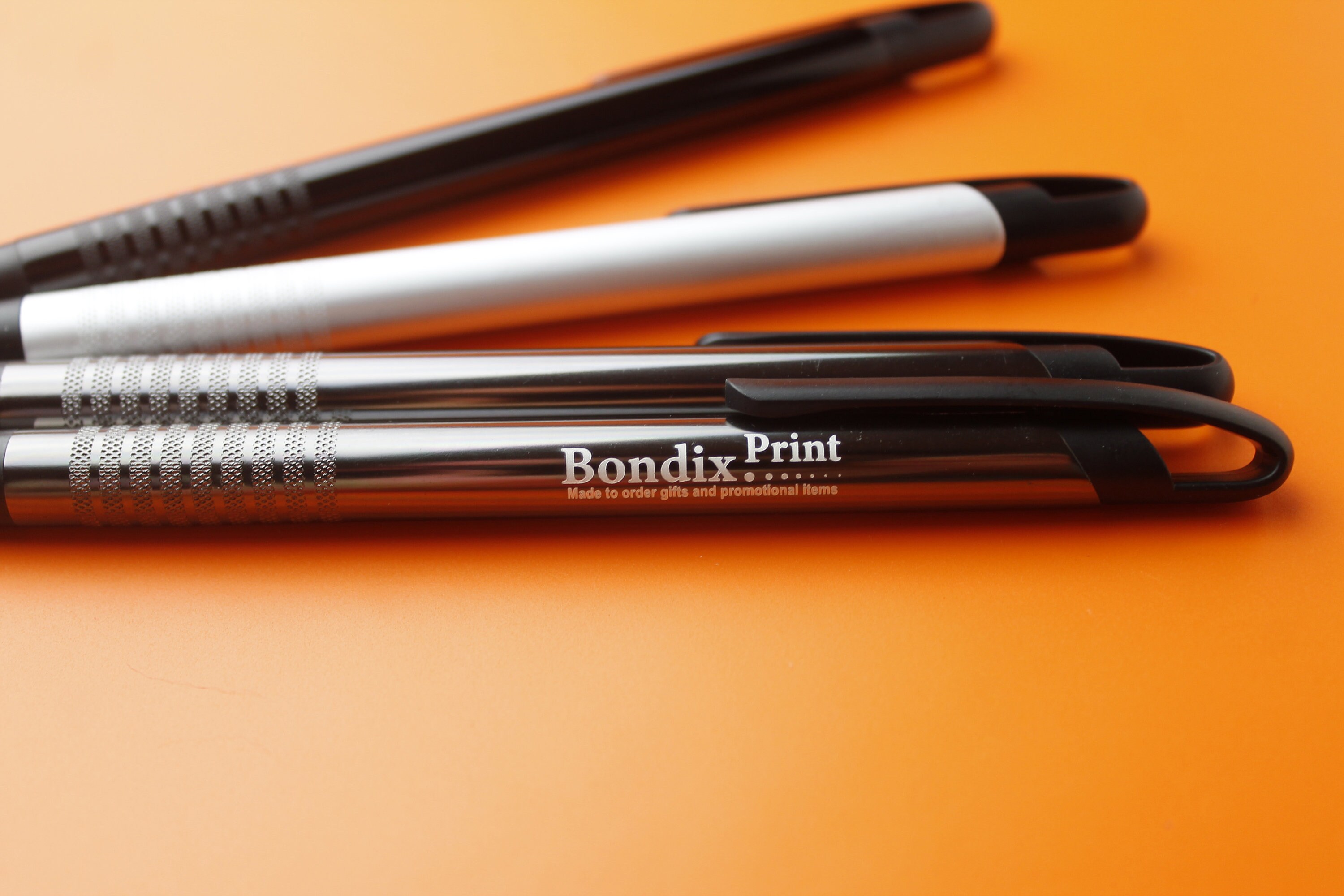Personalised Metal Pen Curved Clip Engraved With Any Logo Text - Etsy UK