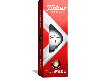 Personalised Golf Ball Titleist 2022 TruFeel with any image photo logo text name