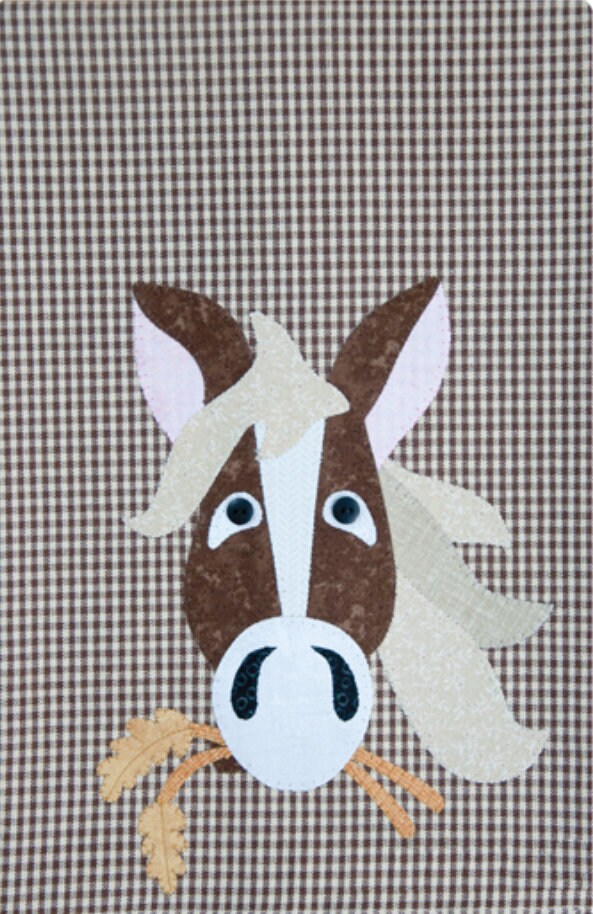 Quilt Pattern Horse Applique Quilt Pattern Easy Quilt Pattern Etsy
