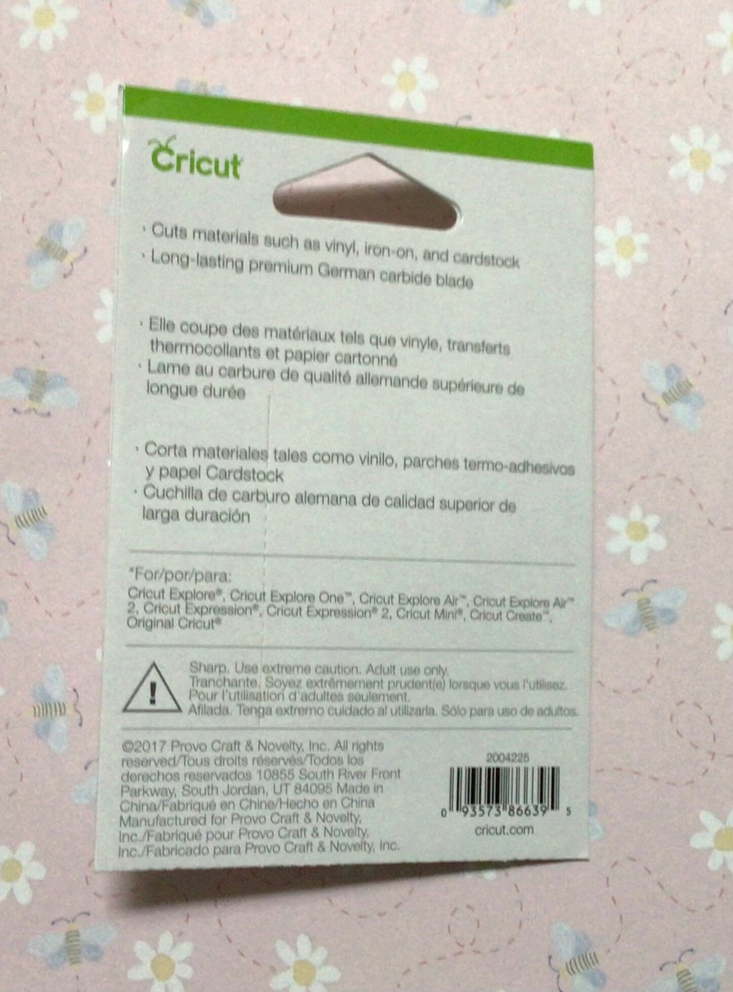 New Cricut 1mm Bonded Fabric Blade and Housing 