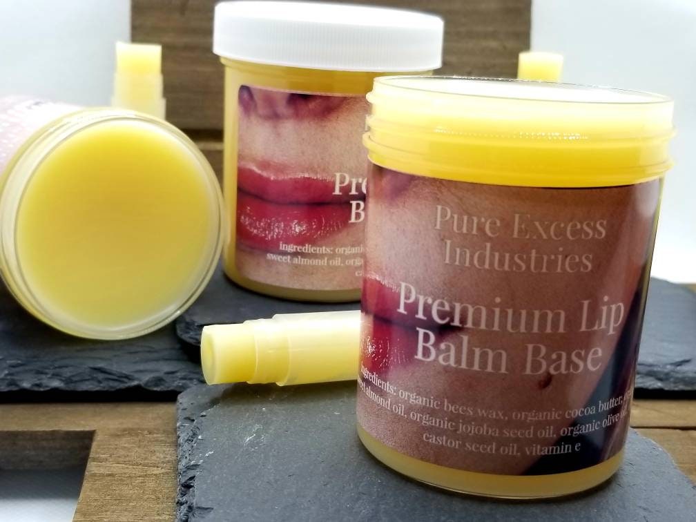 Premium Lip Balm Base. Made with all Organic Ingredients. 4 Etsy