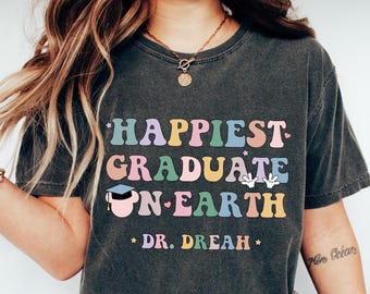 Camiseta de graduado de Disney, camiseta de graduación personalizada, camiseta Magic Kingdom, regalo de graduación de doctorado, camiseta de la clase de 2026, sudadera de doctorado, Comfort Colors®