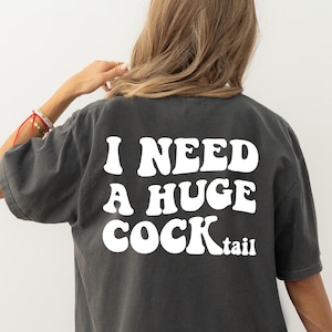 Funny Adult Humor Drinking Gift Shirt Inappropriate Sarcasm Sweatshirt Cocktail Martini Adulting Bachelorette Bridal T-Shirt Comfort Colors®