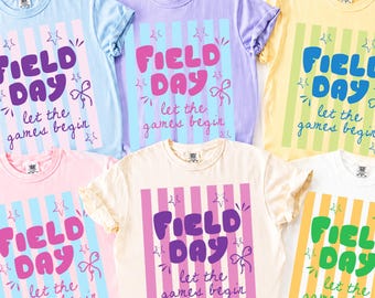 Personalized Field Day Shirt Field Day Summer Shirt Field Trip Shirt Custom Field Day Shirt School Game Day Tee Teacher Team Comfort Colors®