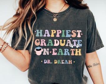 Disney Graduate Shirt Custom Grad Shirt Magic Kingdom Tee PHD Graduation Gift Class of 2026 T-Shirt Doctorate Sweatshirt Comfort Colors®