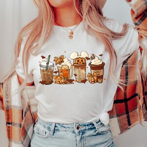 Fall Coffee Matching Shirt, Cute Halloween Pumpkin Spice Lover Sweatshirt, Latte PSL Thanksgiving Mom Family Matching Tee Comfort Colors®