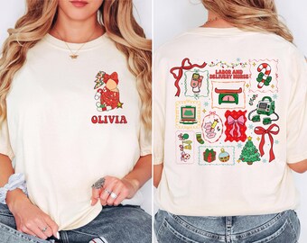 Custom Labor and Delivery Nurse Shirt, Christmas L&D Sweatshirt, OB Nurse Gift