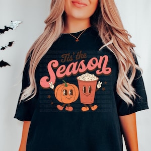 Fall Coffee Matching Shirt, Cute Halloween Pumpkin Spice Lover Sweatshirt, Latte PSL Thanksgiving Mom Family Matching Tee Comfort Colors®