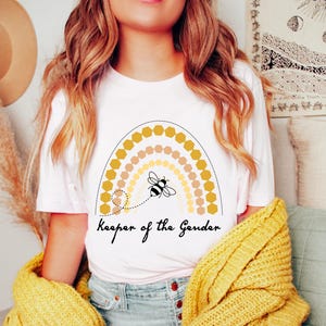 Bee Themed Gender Reveal Shirt, Keeper of the Gender Bumble Bee Hive Sweatshirt, Gender Family Gift T-Shirt Aunt Baby Shower Comfort Colors®
