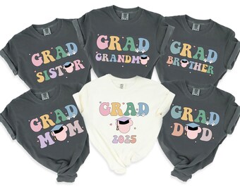 Happiest Grad on Earth Family Shirt, Mouse Senior Sweatshirt, Magical Trip Graduation Gift, Retro Graduate, Class of 2025 Comfort Colors®