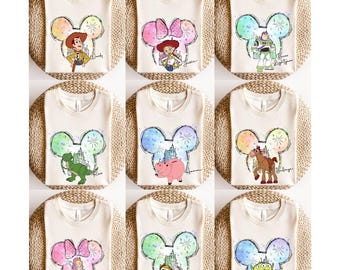 Toy Story Shirt, Buzz Lightyear Sweatshirt, Slinky Dog Tee, Rex and Jessie Gift, Sheriff Woody T-Shirt, Mouse Head TShirt Disney Trip Group