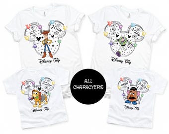 Custom Disney Trip 2026 Shirt,  Toy Story Vacation Sweatshirt, Matching Family Holiday World Gift