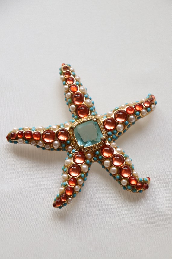 Kenneth Jay Lane Starfish Brooch