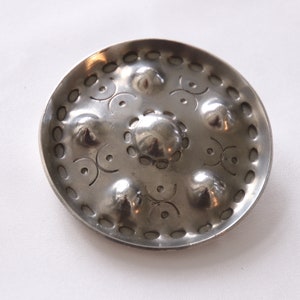 Vintage handgemachte Jorgen Jensen Zinn Brosche/Pin Made in Denmark