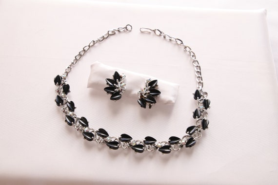 Vintage 1950's Demi Parure Thermoset Choker Style… - image 1