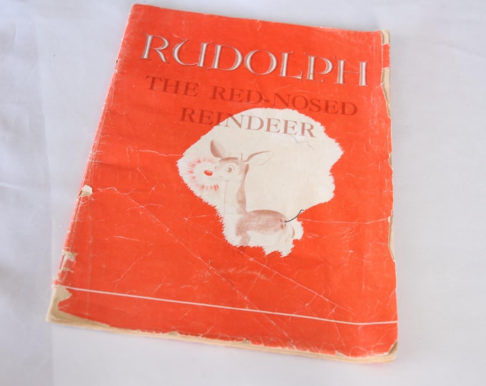 Rare 1939 Rudolph the Red Nosed Reindeer, Montgomery Ward Complimentary ...