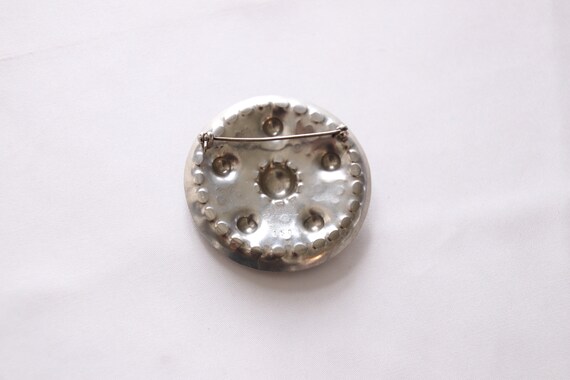 Vintage Handmade Jorgen Jensen Pewter Brooch/Pin Made in Denmark View 4