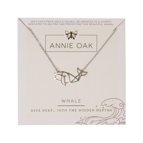 Origami Whale Necklace Geometric UK Seller Origami Whale Necklace Geometric UK Seller