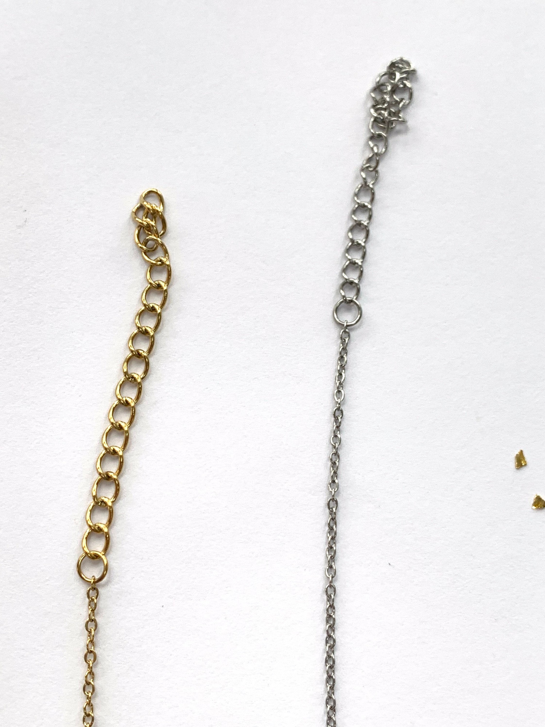 Stainless Steel Silver Plated Chain Fine Chain Fine Link Etsy