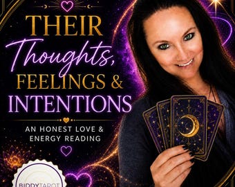 Their Thoughts Feelings & Intentions Reading | Love Tarot | No Contact | Relationship Psychic | Personalized