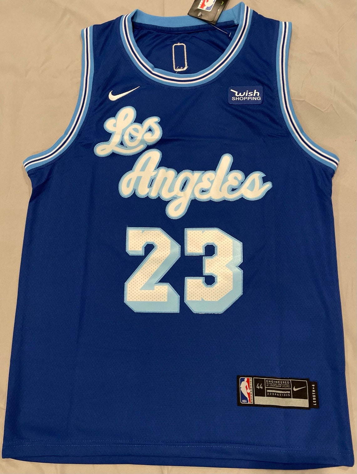 Lakers 23 Lebron James Blue Jersey | Etsy