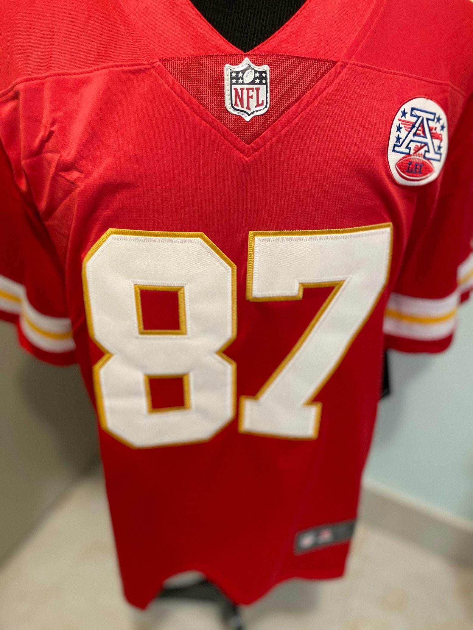 Women's Kansas City Chiefs Travis Kelce Nike Red Game Player Jersey