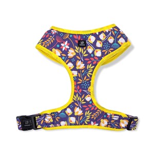 Purple Floral Dog Harness, Floral Dog Harness, Strong Dog Harness, New Dog Gift, Dog Accessories, Dog Harness, Dog Walk