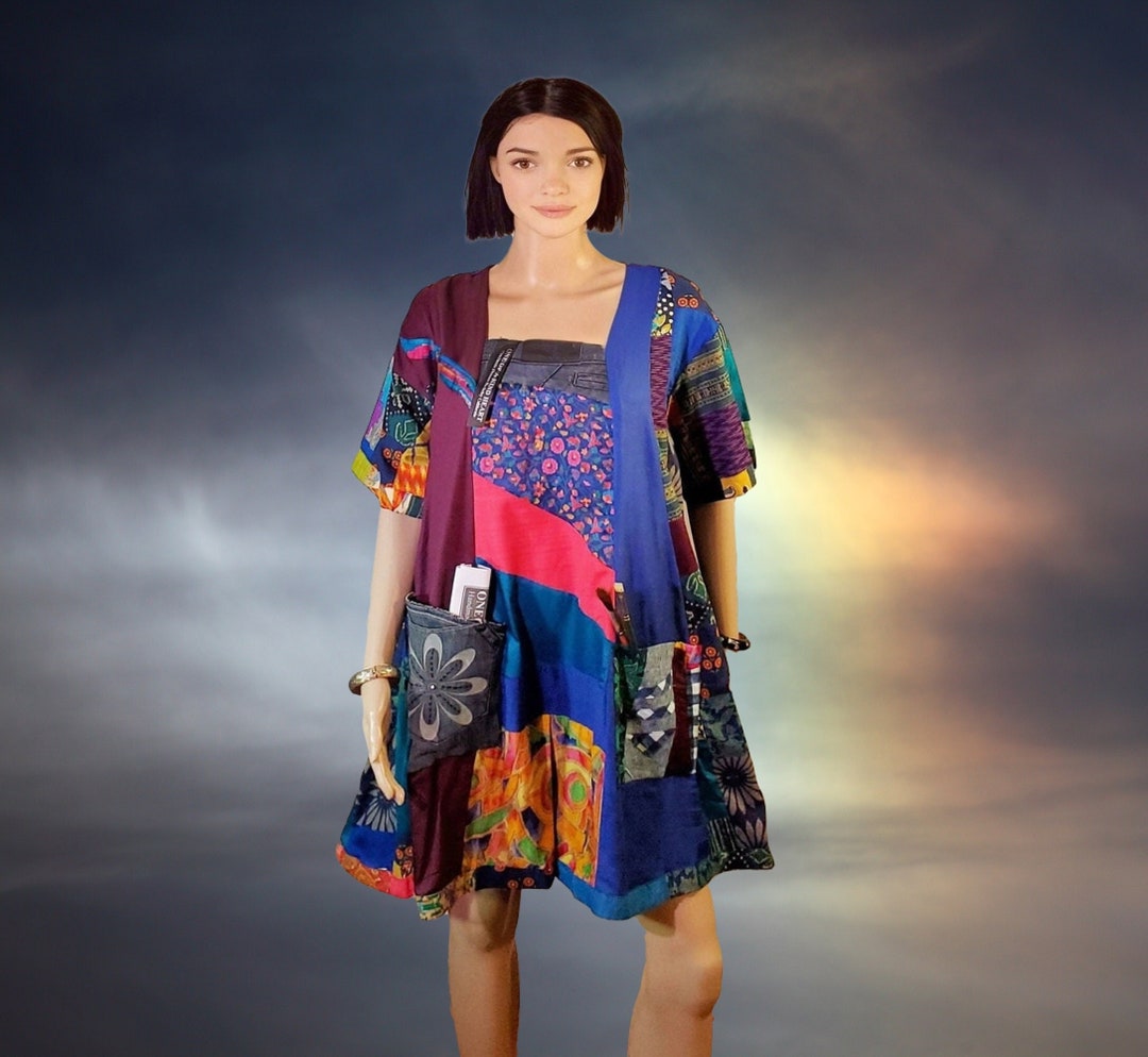 Ameri VINTAGE - amerivintage MEDI PATCHWORK CLOTH DRESSの