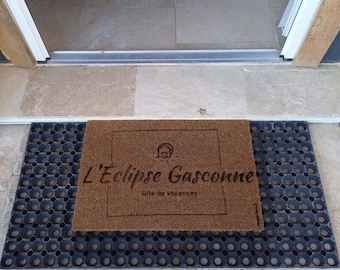 Personalized doormat, personalized rug, housewarming gift, home gift. Welcome to our house, housewarming