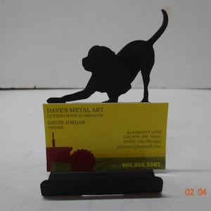 Lab business card holder, dog lover, animal lover, desktop organization.